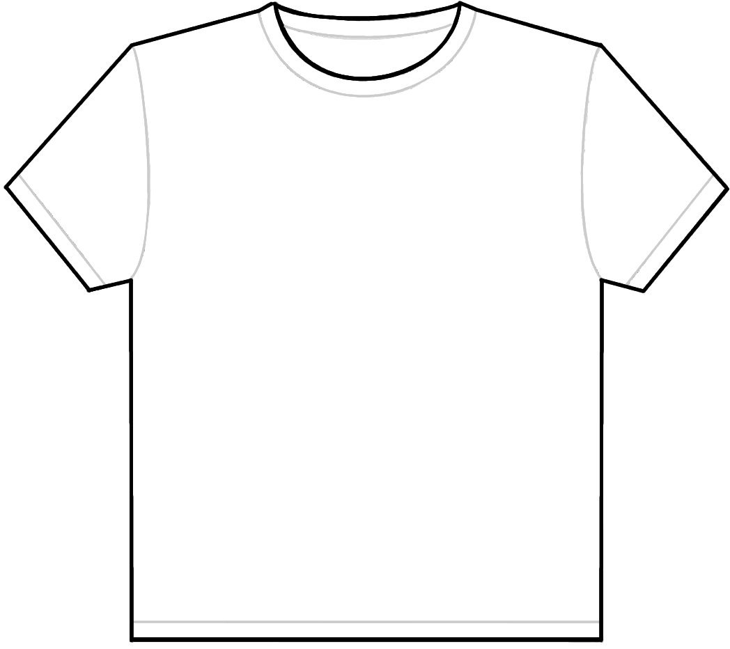 T-Shirt Outline Template