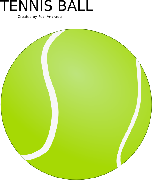 10 Tennis Ball Outline Vector Art Images
