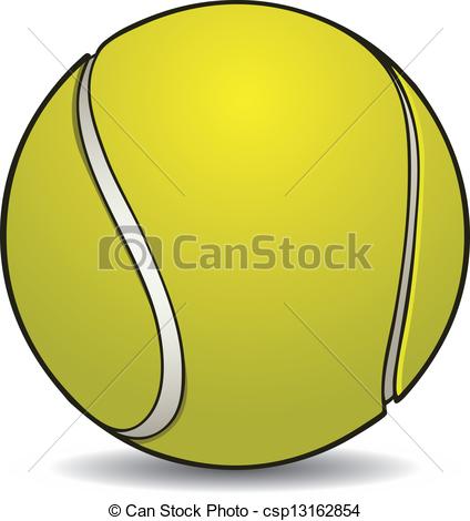 Tennis Ball Outline Clip Art
