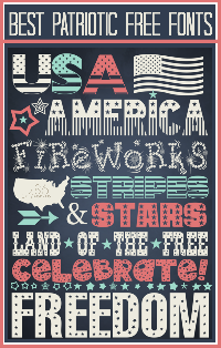 4th of July Fonts Free Download