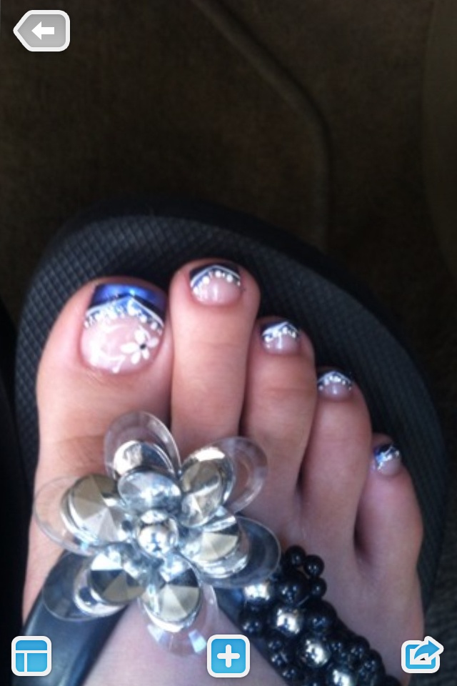 Toe Nail Designs Flowers