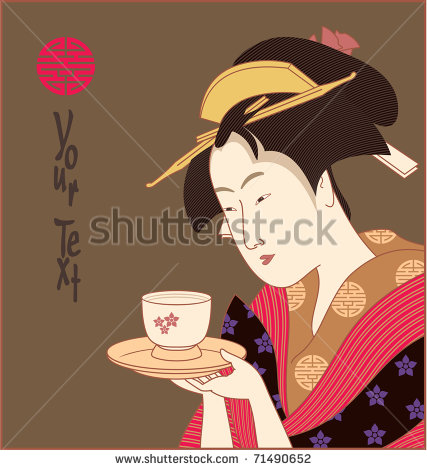 Traditional Japanese Geisha Art