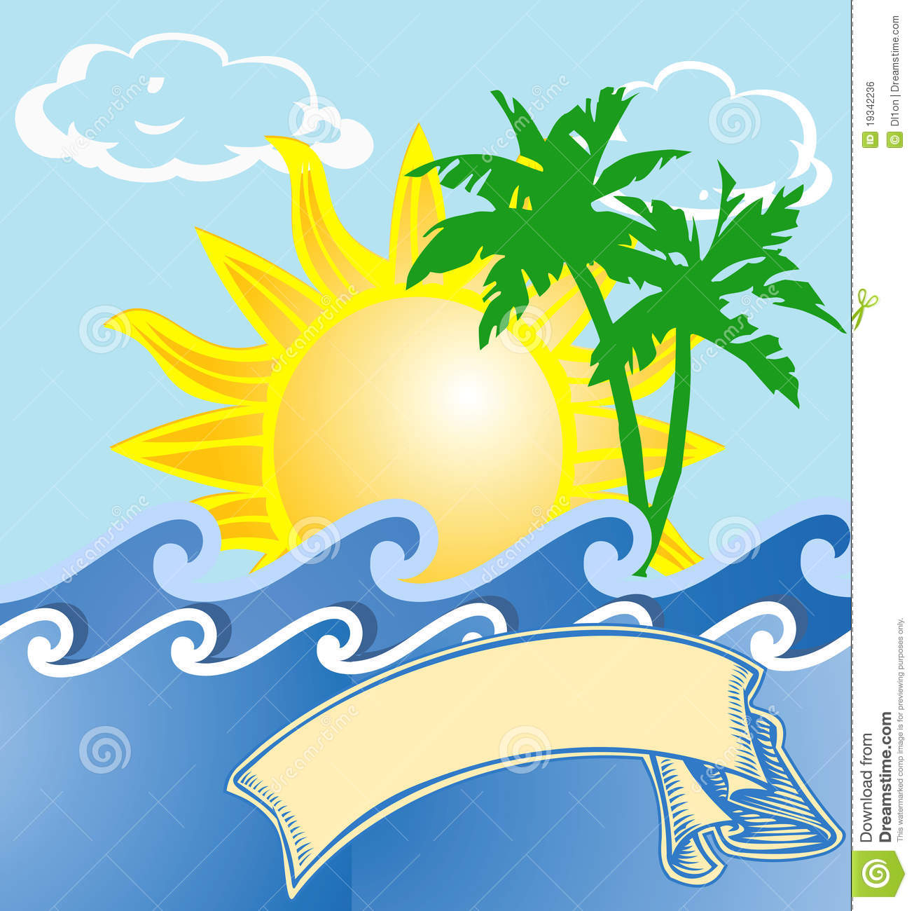 Tropical Vacation Logo