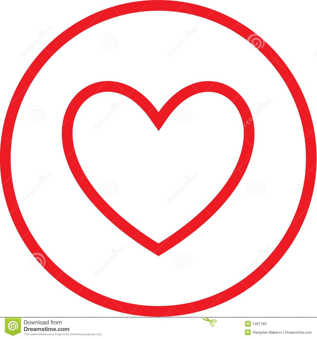 Vector Heart with Arrow