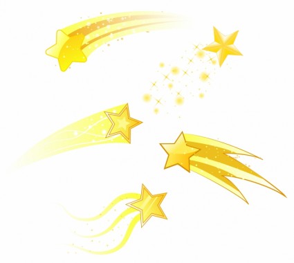 Vector Shooting Star Clip Art