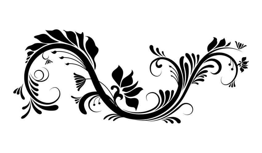 12 Decorative Swirl Vector Graphics Images