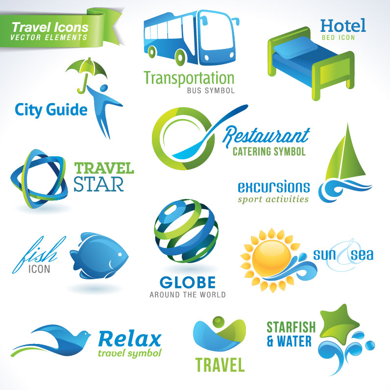 Vector Travel Icons Free Download