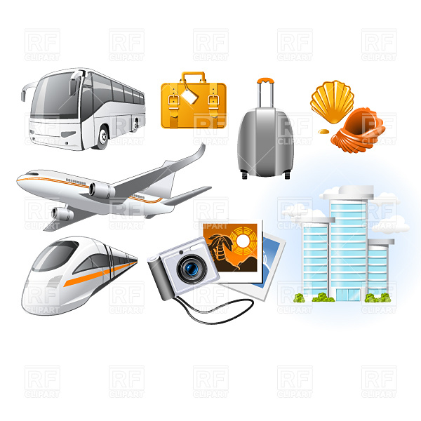 Vector Travel Icons Free Download