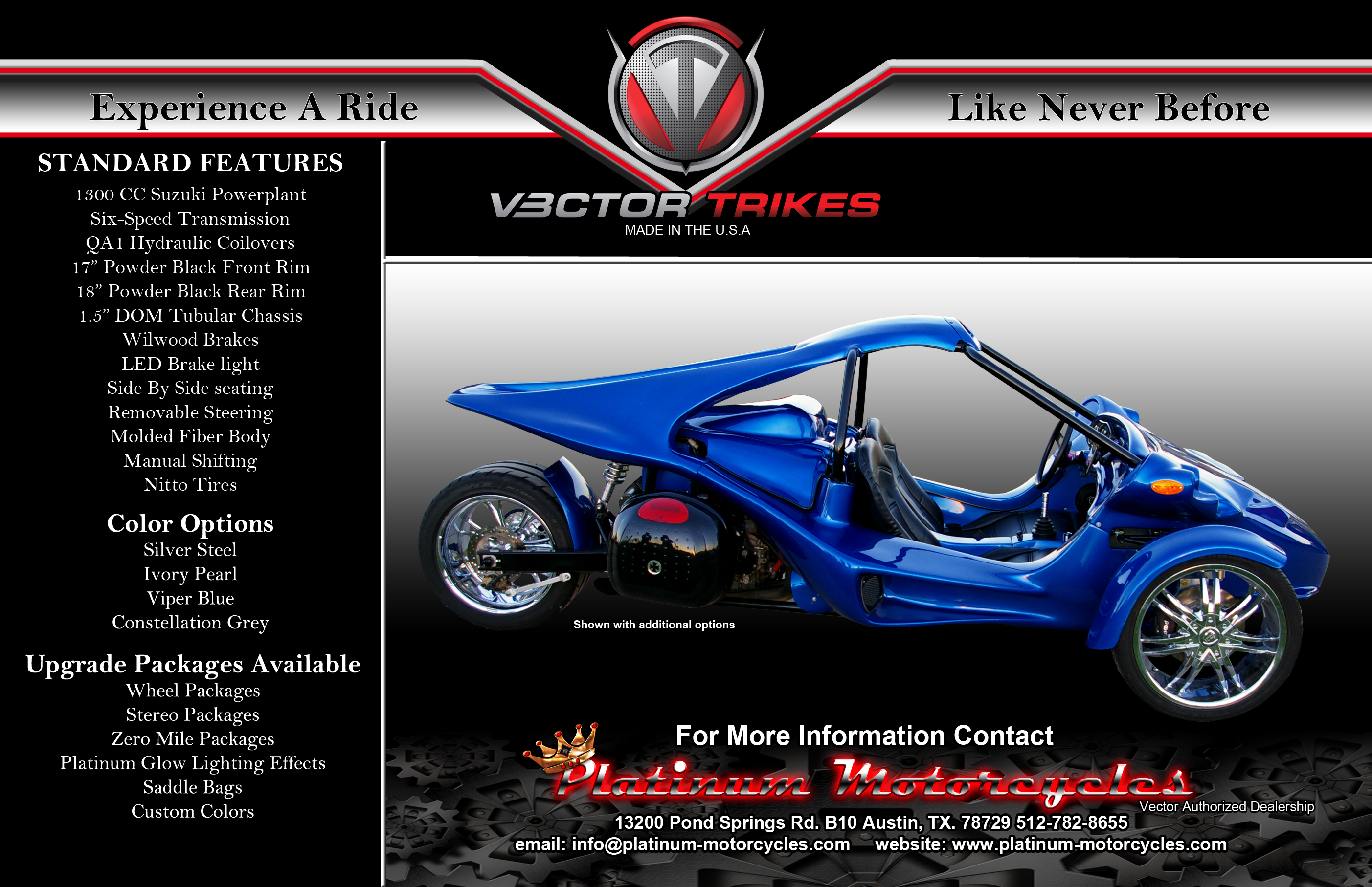 Vector Trike Motorcycle