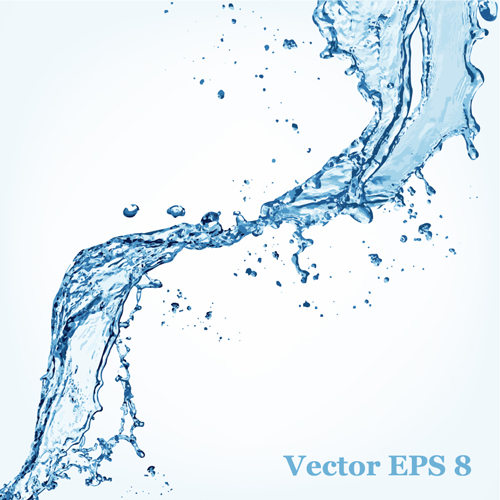 Vector Water Splash Effect Vector Water Splash Effect