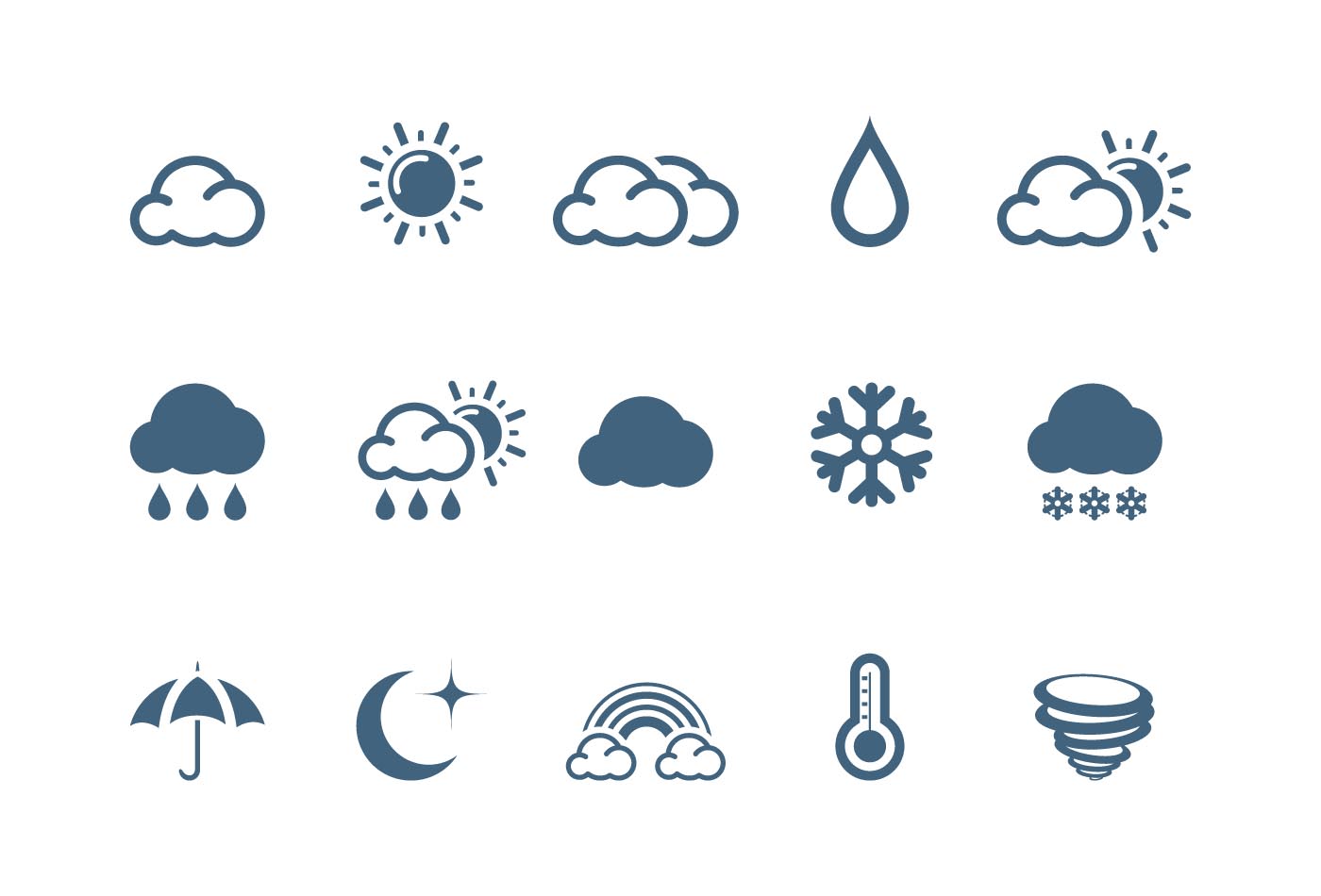 Vector Weather Icons