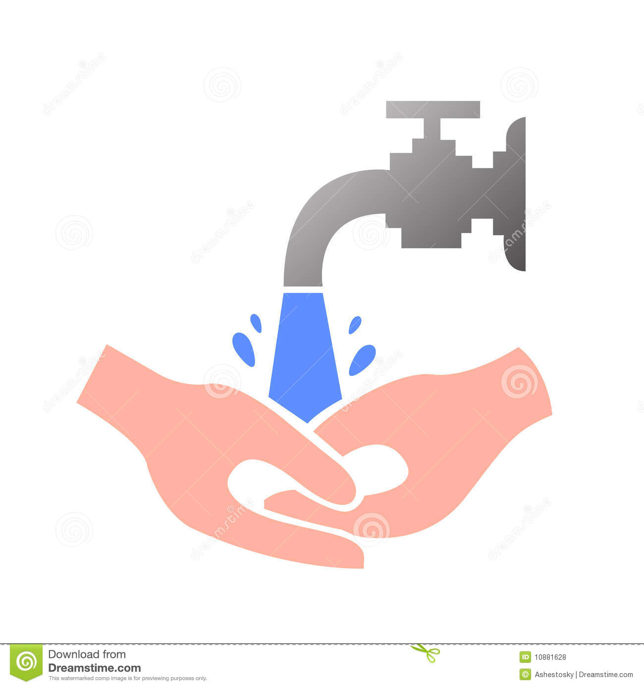 Washing Your Hands Illustration