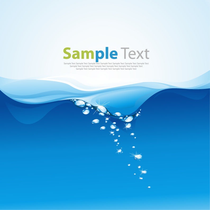 Water Wave Vector Illustration Water Wave Vector Illustration