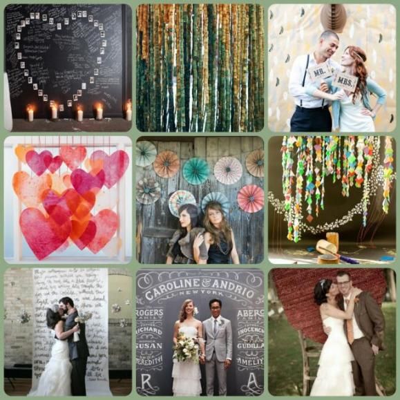Wedding Photobooth Backdrop Idea