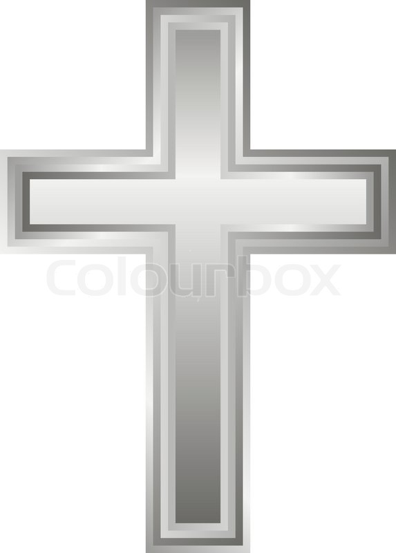 White Cross Vector