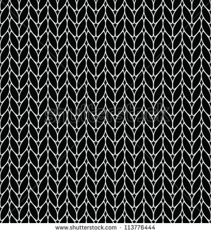 Wool Knit Seamless Pattern Vector