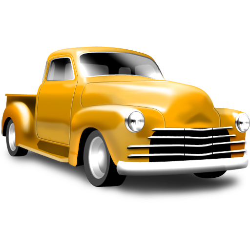 Yellow Classic Car Clip Art