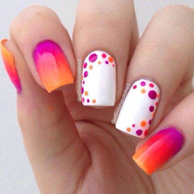 2015 Summer Ombre Nail Designs