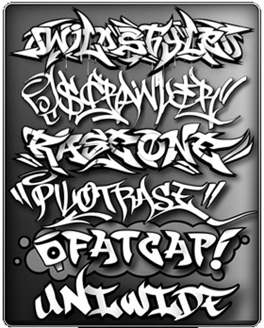 3D Graffiti Letters