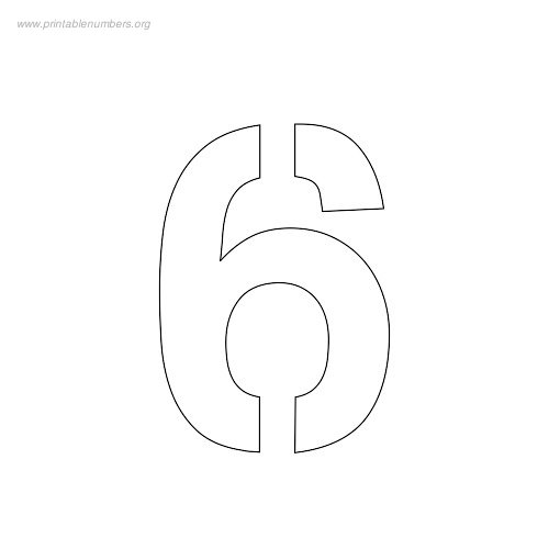 11 Free Printable Number Stencils Designs Images - Free Printable