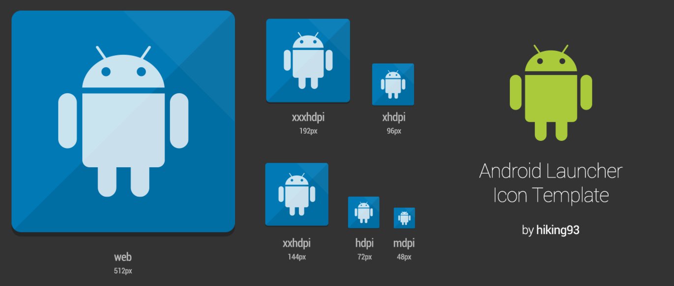 Android App Icon Template