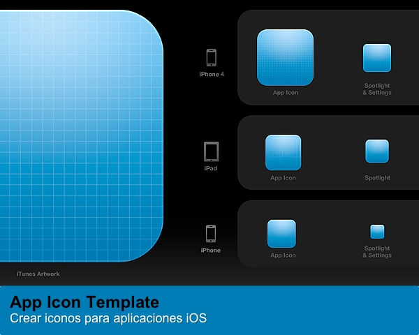 Apple App Icon Template