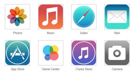 Apple iOS 7 App Icons