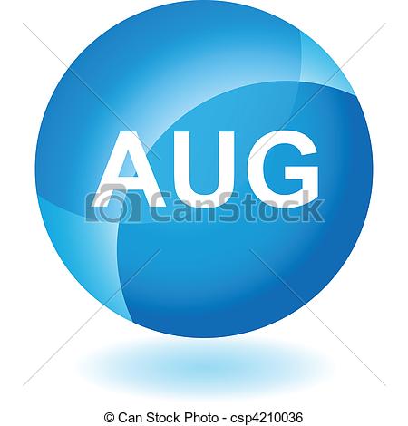 August Clip Art Free