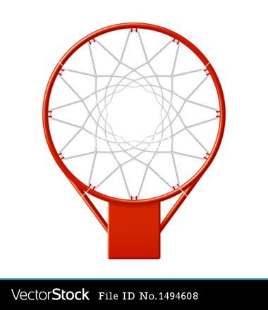 Basketball Net Vector Art