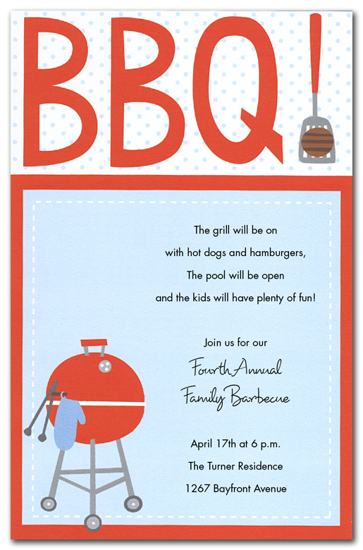 Barbecue Invitation Template from www.newdesignfile.com