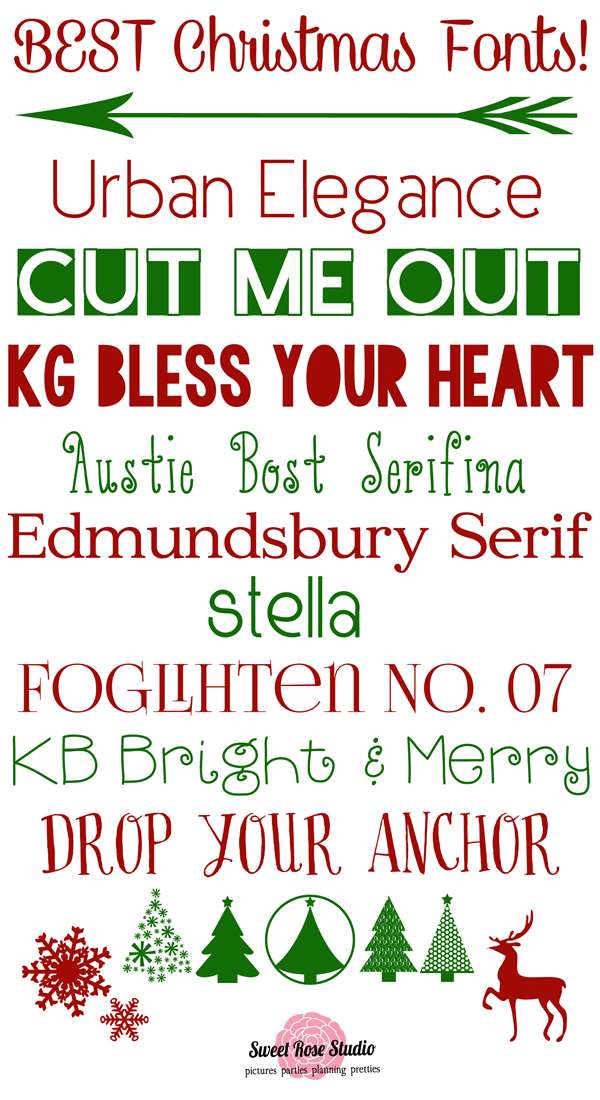 Best Christmas Fonts Best Christmas Fonts