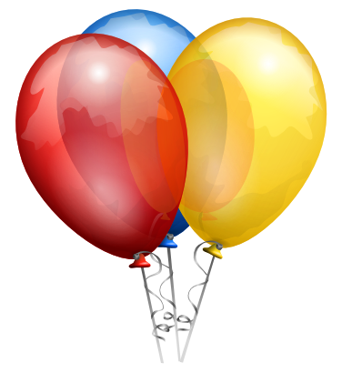 Birthday Balloons Clip Art