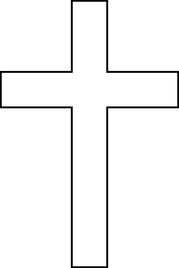 Black and White Cross Clip Art Black and White Cross Clip Art