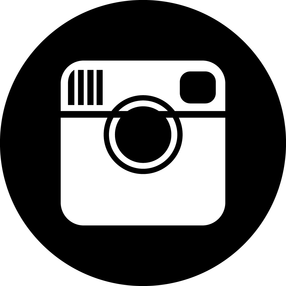 Black and White Instagram Icon Black and White Instagram Icon