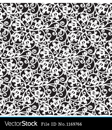 Black and White Lace Pattern