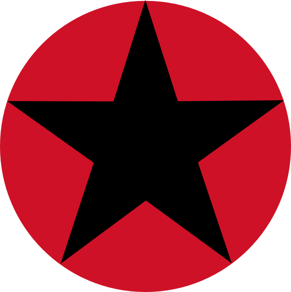 Black Star Inside Circle Logo Black Star Inside Circle Logo