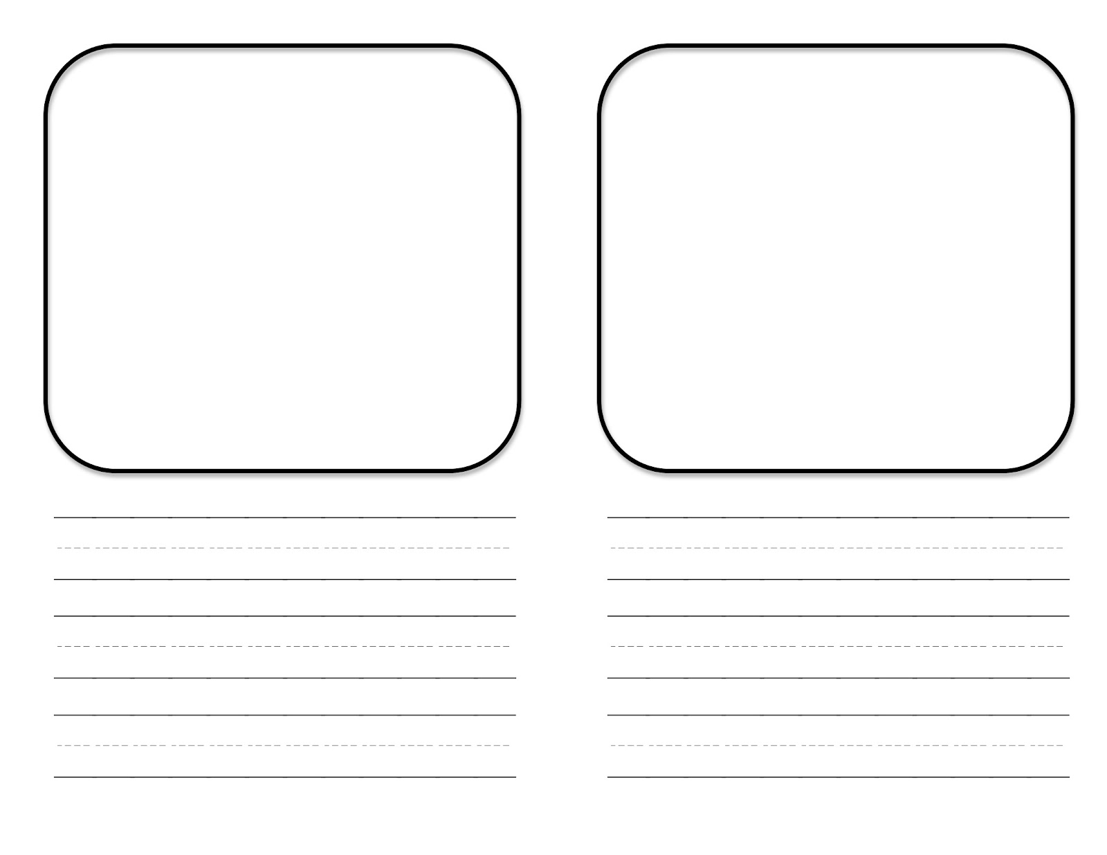 Blank Mini Book Template