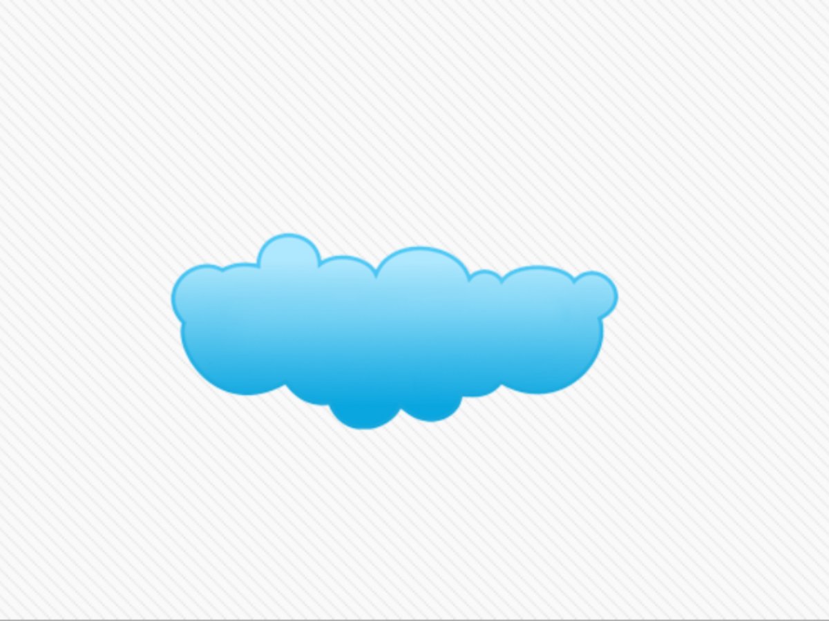 Blue Cloud Company Logo with Names