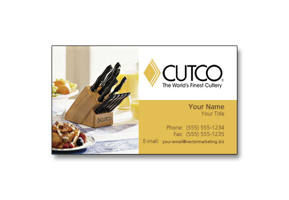 Business Cards CUTCO Vector Marketing