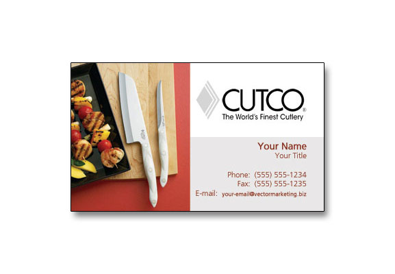 Business Cards CUTCO Vector Marketing