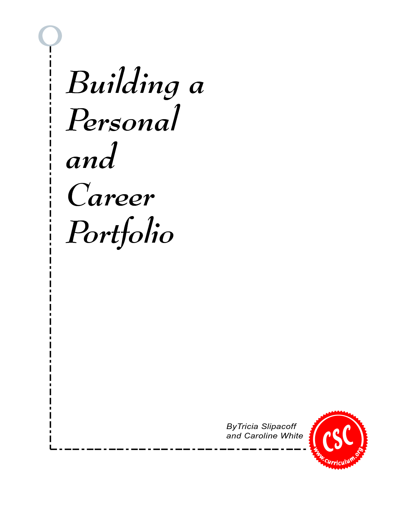 Career Portfolio Cover Page Template