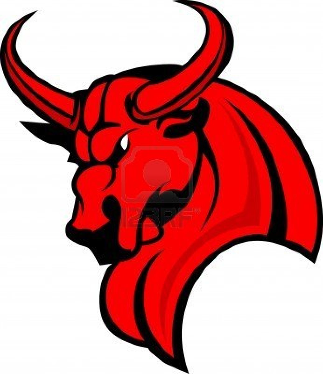 Cartoon Bull Mascot