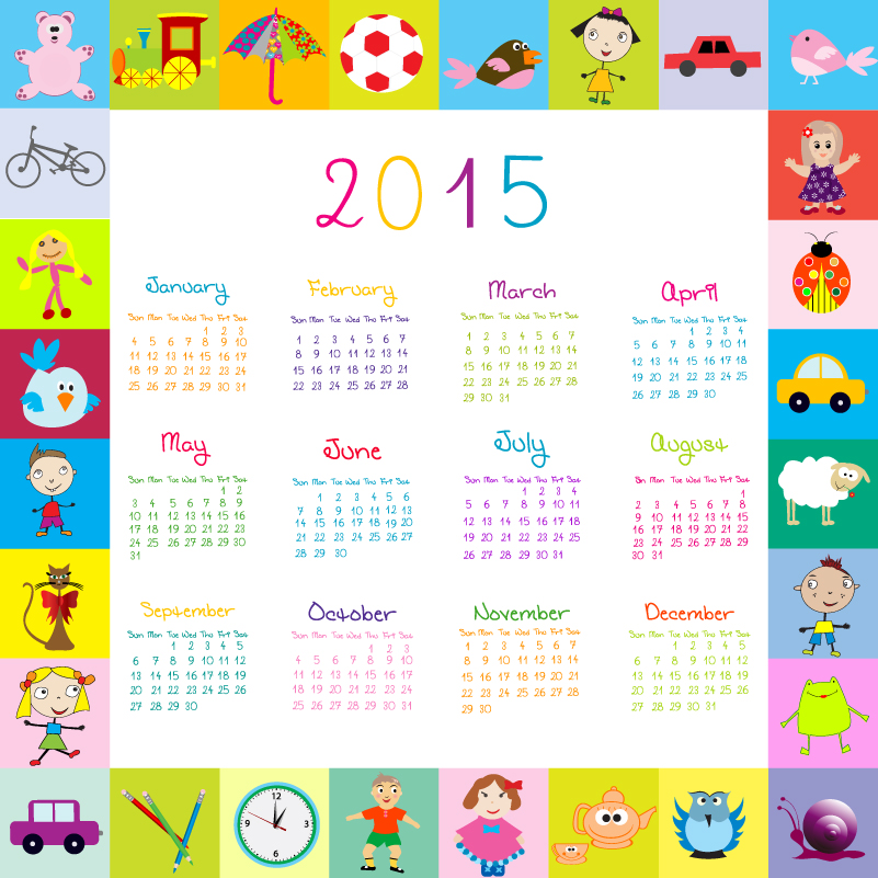 Cartoon Calendar 2015