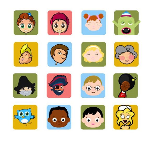 Cartoon Character Faces Cartoon Character Faces