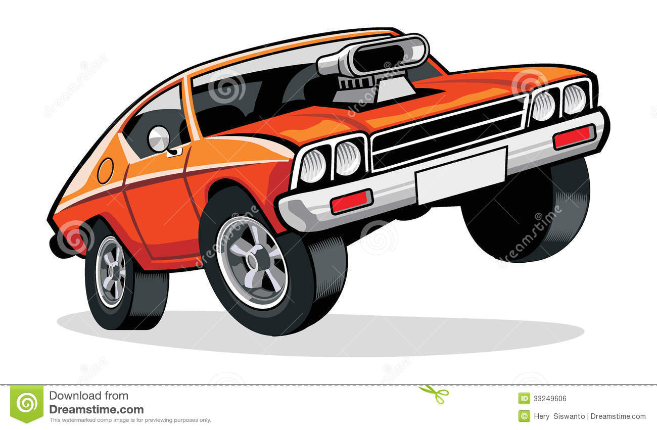 Cartoon Muscle Cars