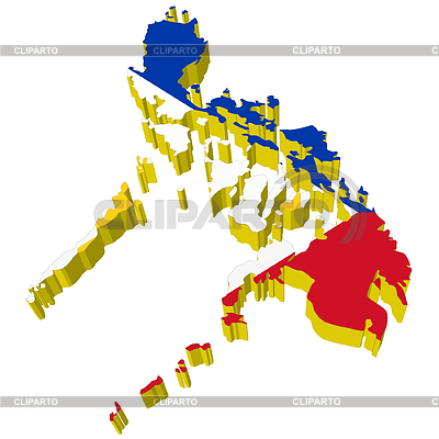 Cartoon Philippines Map