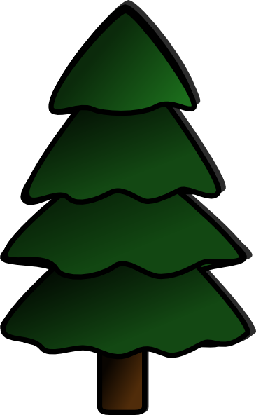 Cartoon Pine Tree Clip Art