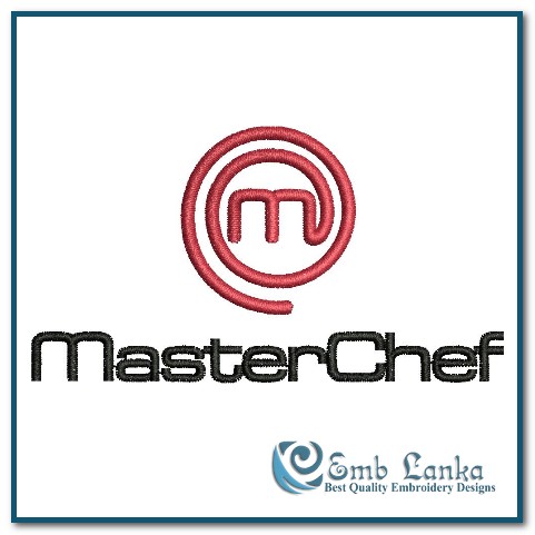 Chef Logo Embroidery Designs