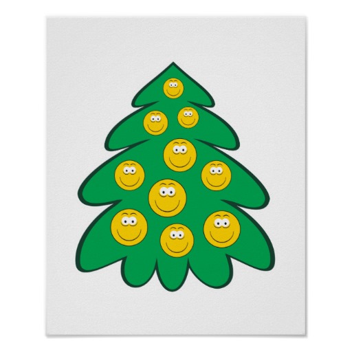 Christmas Tree Smiley-Face