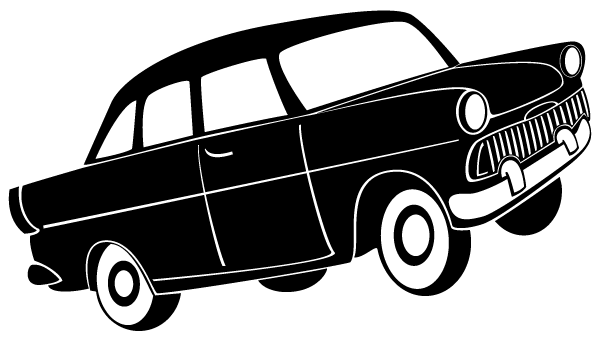 Classic Car Silhouette Clip Art Free